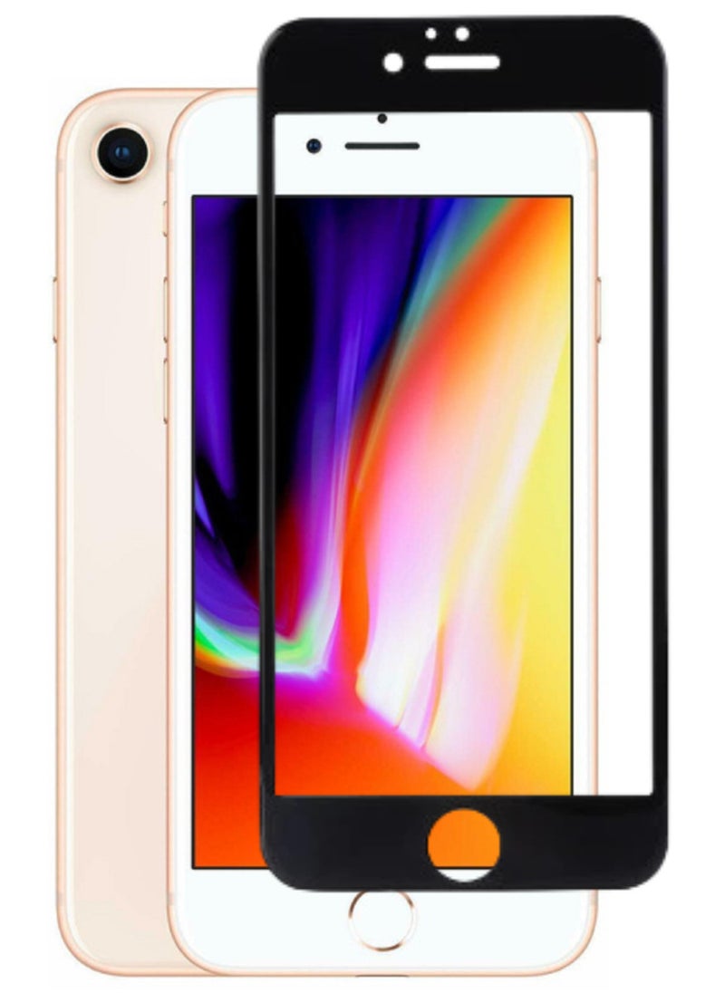 RAYON Tempered Glass Screen Protector 5D Designed For iPhone 8 Full Screen Coverage And Bubble Free - Image 1