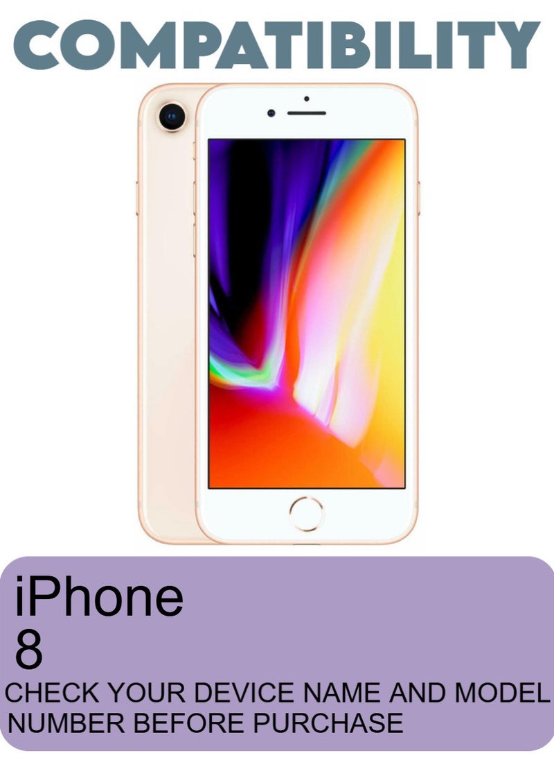 RAYON Tempered Glass Screen Protector 5D Designed For iPhone 8 Full Screen Coverage And Bubble Free - Image 2