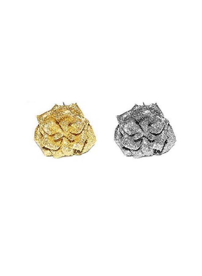 Rapidsflow Bridal Hair Accessories Fancy Juda Pins for Bun Decoration for Women (Multicolour Big) - Image 3