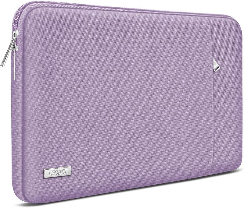 تيكول حقيبة كمبيوتر محمول مقاس 14 بوصة، غطاء واقٍ لأجهزة HP EliteBook Pavilion Dell Lenovo Thinkpad Acer Chromebook Notebook مقاس 14 بوصة، MacBook Air 15 M3 M2، حقيبة كمبيوتر مقاومة للماء، أرجواني - Image 1