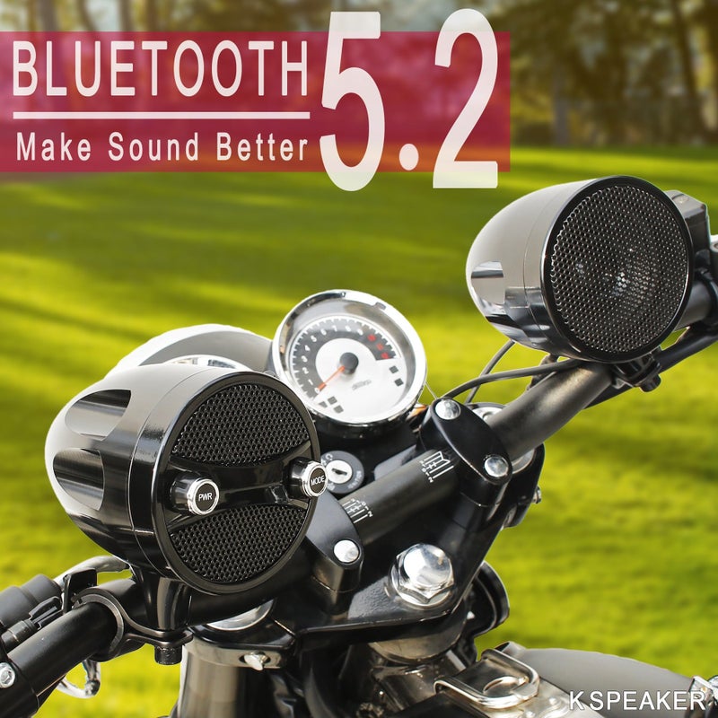 KSPEAKER Bluetooth Motorcycle Speakers - Waterproof, 200W RZR Speakers for ATV, UTV, Golf Cart & Jet Ski - Image 4