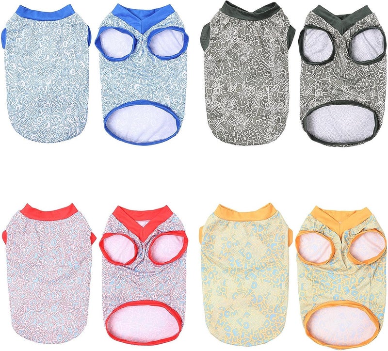 Dog Cooling Shirt V Neck Design Breathable Fabric for Active Pets Hot Weather Outdoor Adventures Beach Walks Color Large Dog Cooling Vest - Image 5