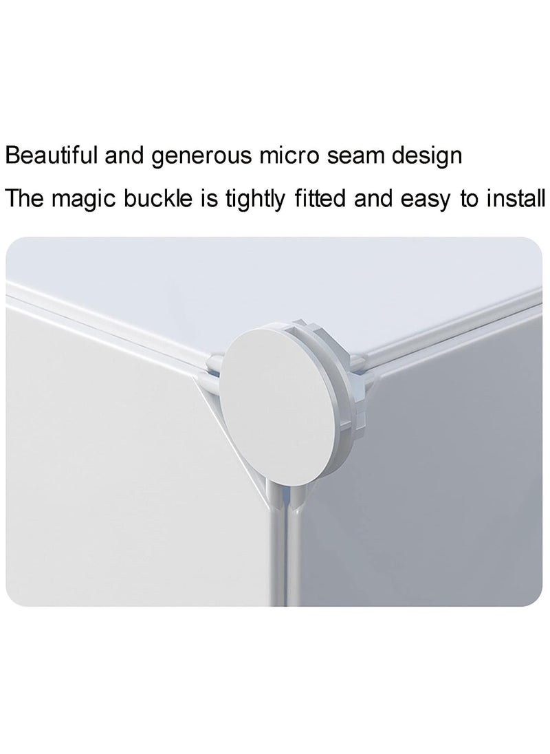Portable Wardrobe Closets, Combination Storage Cabinet with Door, Closet Storage for Bedroom
