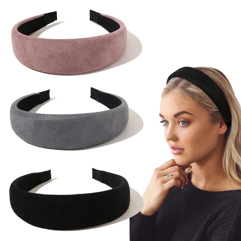 Ivyu Headbands for Women Head Bands - Fashion Womens Headband Diademas Para Mujer De Moda Hair Accessories Hairbands for Girls No Slip Cute Black Pink Gray Headband Gift for Women - Image 1