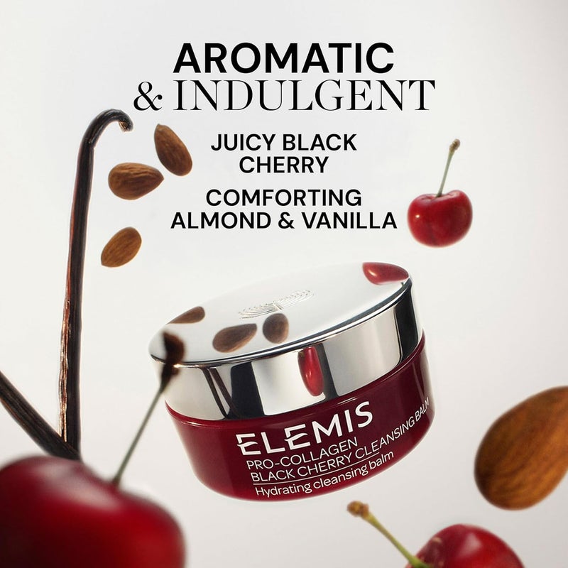 ELEMIS Pro-Collagen Black Cherry Cleansing Balm | 3-in-1 Makeup Remover & Deep Cleanser | Hydrating & Nourishing | 100g - Image 3