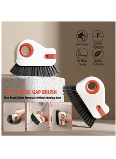 Excefore Crevice Cleaning Brush, 2 Pack Hard Bristle Crevice Cleaning Brush,Hand-held Crevice Cleaner Tools for All Corners and Gaps  - Image 2
