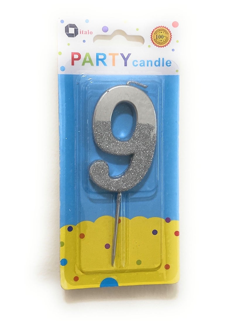 ITALO - Party Number 9 Candle - Image 1