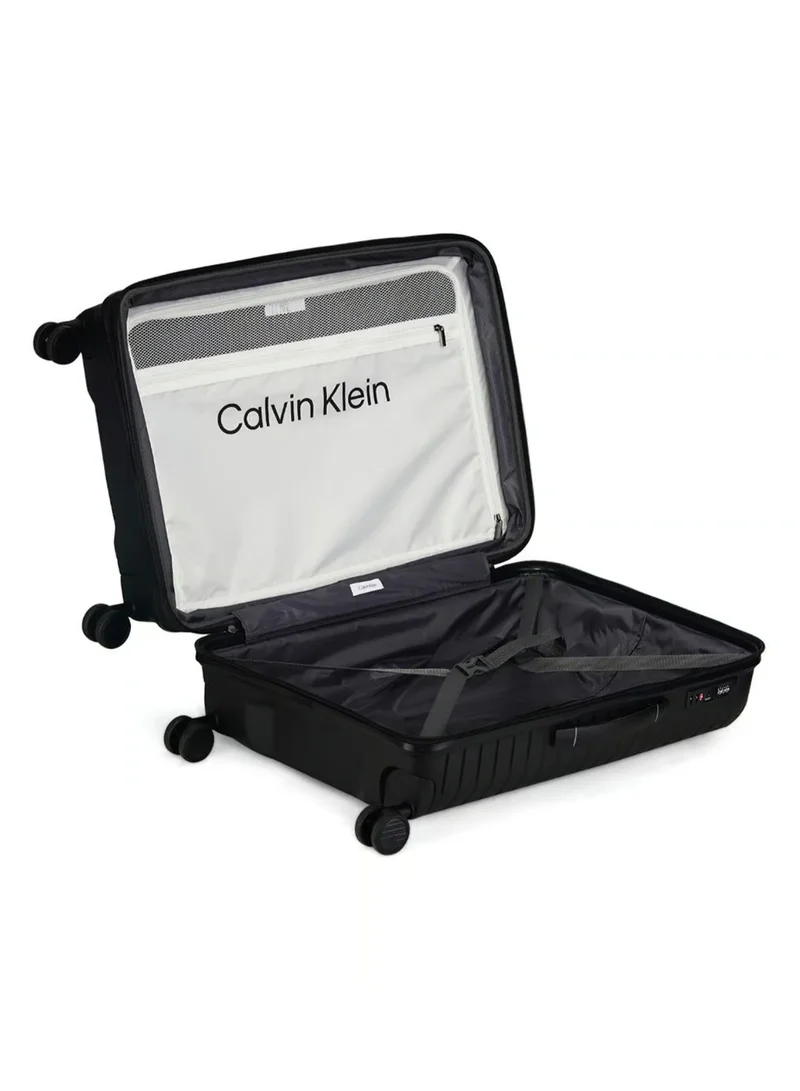 CALVIN KLEIN Sustain 2.0 Hardside Luggage on Wheels for Unisex | Ultra Lightweight ABS on with Spinner Wheels 4 Color Black