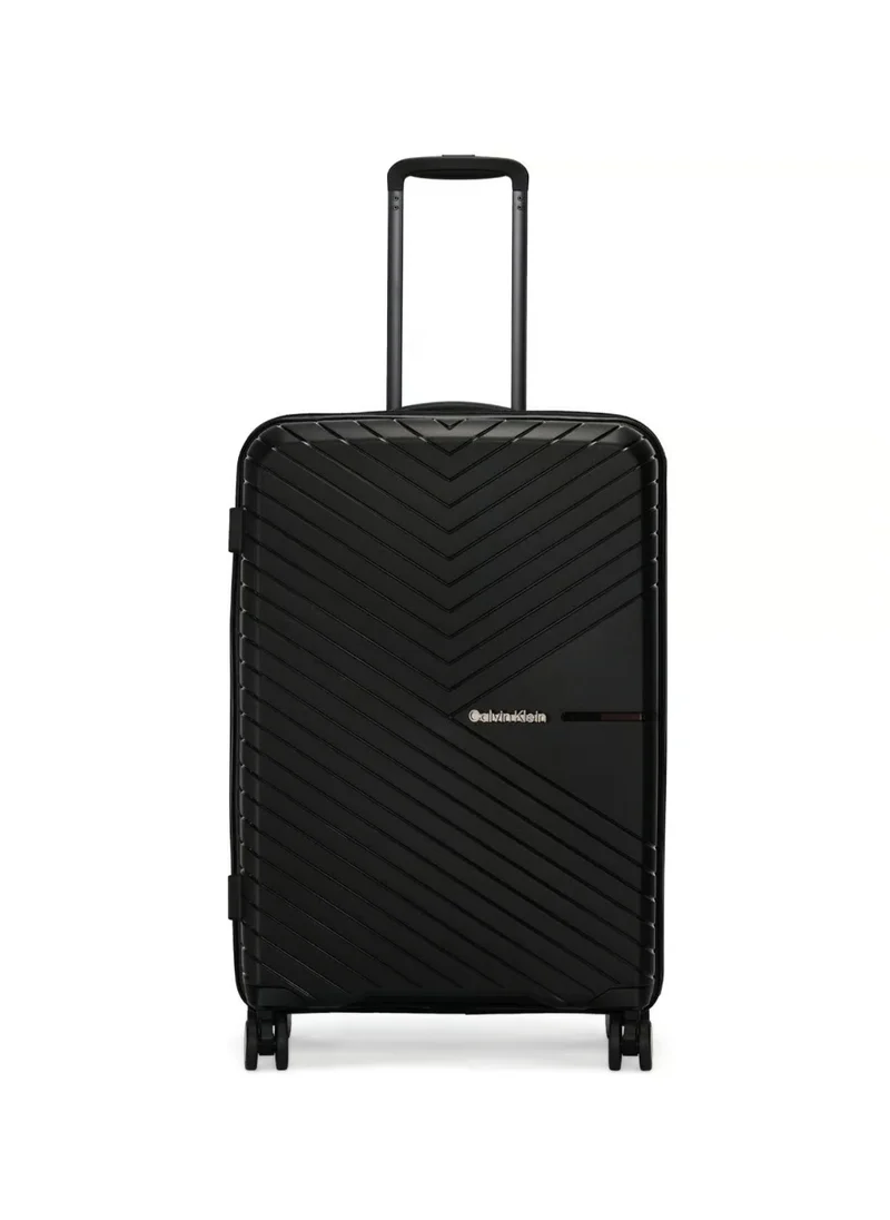 CALVIN KLEIN Sustain 2.0 Hardside Luggage on Wheels for Unisex | Ultra Lightweight ABS on with Spinner Wheels 4 Color Black