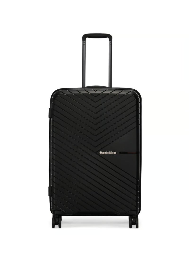 CALVIN KLEIN Sustain 2.0 Hardside Luggage on Wheels for Unisex | Ultra Lightweight ABS on with Spinner Wheels 4 Color Black  - Image 1