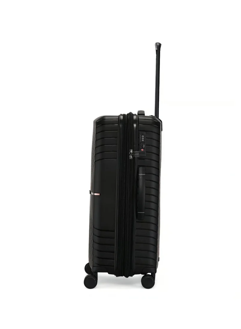 CALVIN KLEIN Sustain 2.0 Hardside Luggage on Wheels for Unisex | Ultra Lightweight ABS on with Spinner Wheels 4 Color Black