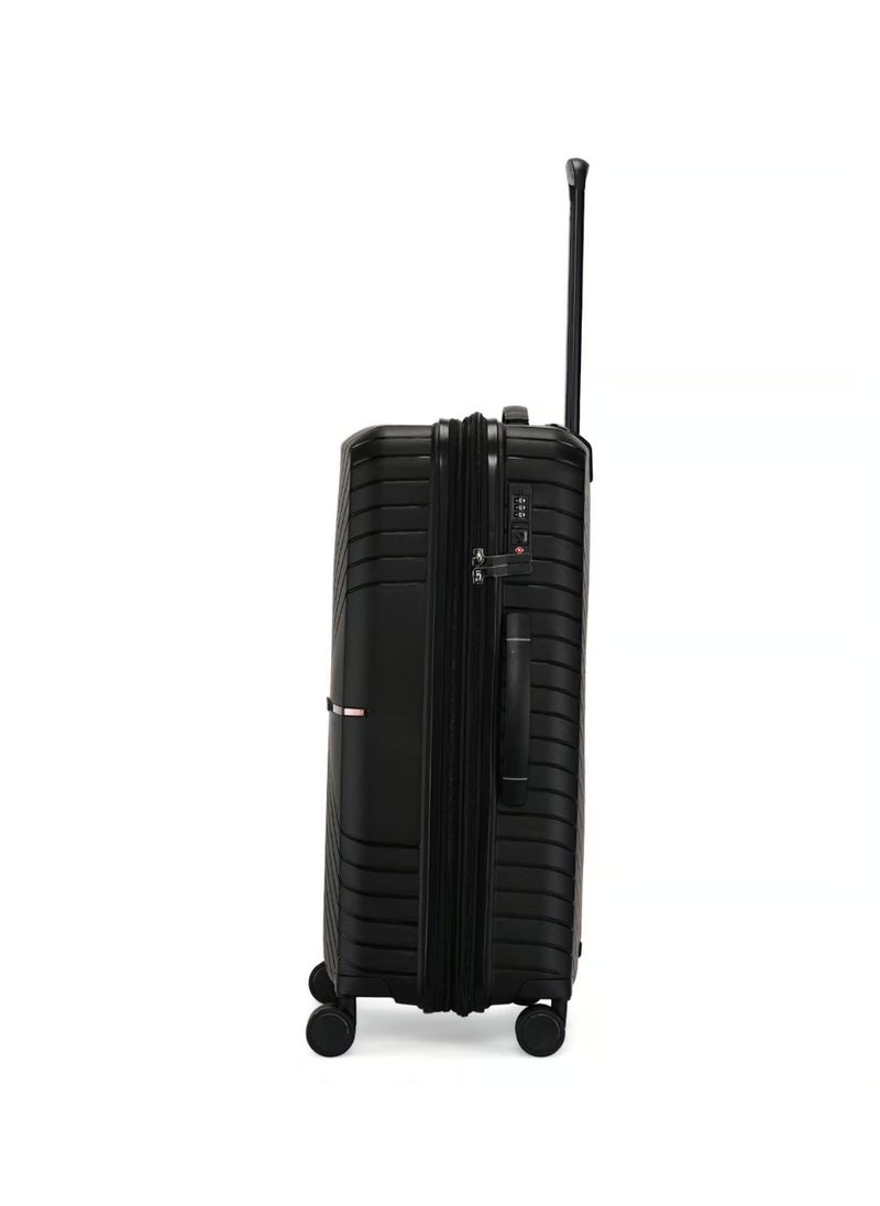 CALVIN KLEIN Sustain 2.0 Hardside Luggage on Wheels for Unisex | Ultra Lightweight ABS on with Spinner Wheels 4 Color Black  - Image 3