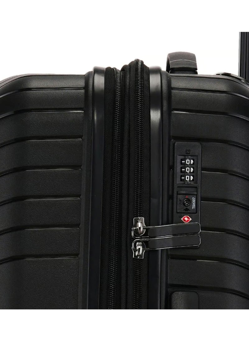 CALVIN KLEIN Sustain 2.0 Hardside Luggage on Wheels for Unisex | Ultra Lightweight ABS on with Spinner Wheels 4 Color Black  - Image 5