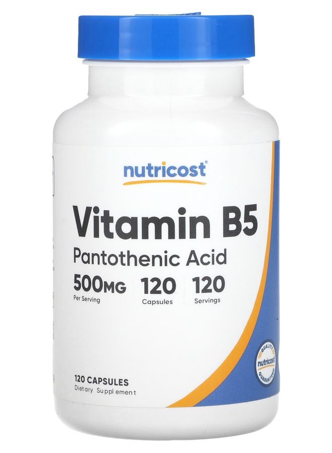 Nutricost Vitamin B5 500 mg 120 Capsules