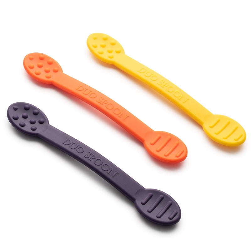 Special Supplies Special Supplies Duo Spoon Oral Motor Therapy Tools 3 Pack Textured Stimulation and Sensory Input Treatment for Babies Toddlers or Kids BPA Free Silicone with Flexible Easy Handle