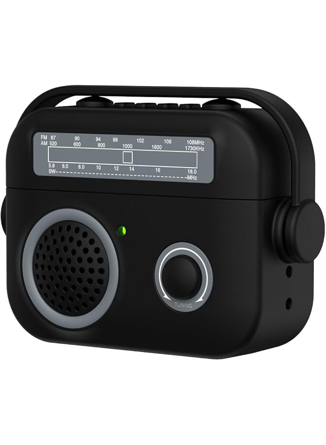 erorex Retro Radio Case Compatible With Airpods Pro 2Nd Generation Case Cover Compatible With Airpods Pro 2 Case Silicone Soft Protective Shockproof Full Protection Cover For Women Men Black - Image 1