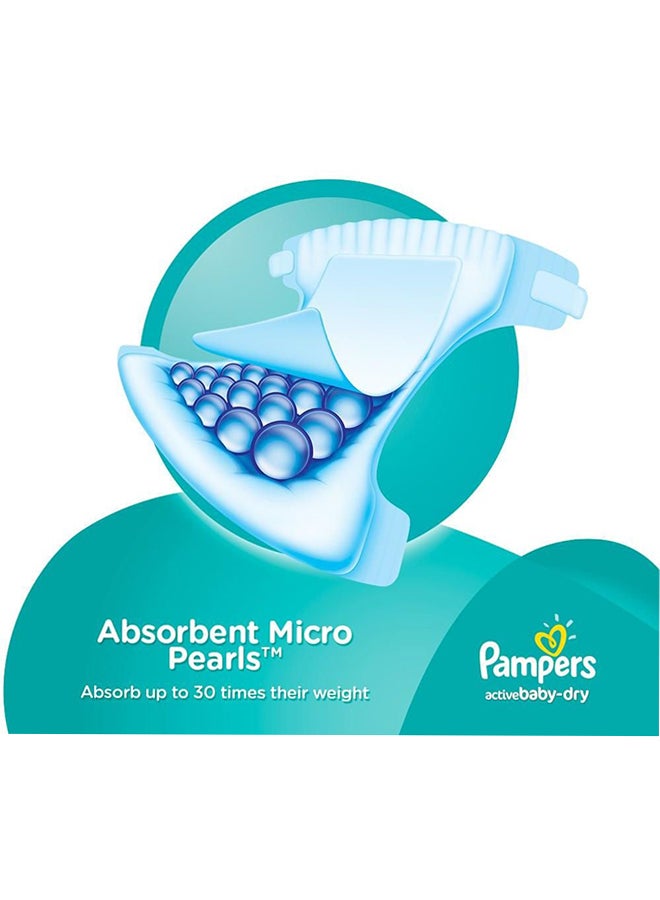 بامبرز عبوة حفاضات آكتيف-دراي، مقاس 5، جونيور، لوزن 11 - 18 كجم، عبوة اقتصادية، 38 حفاضاً - Image 5