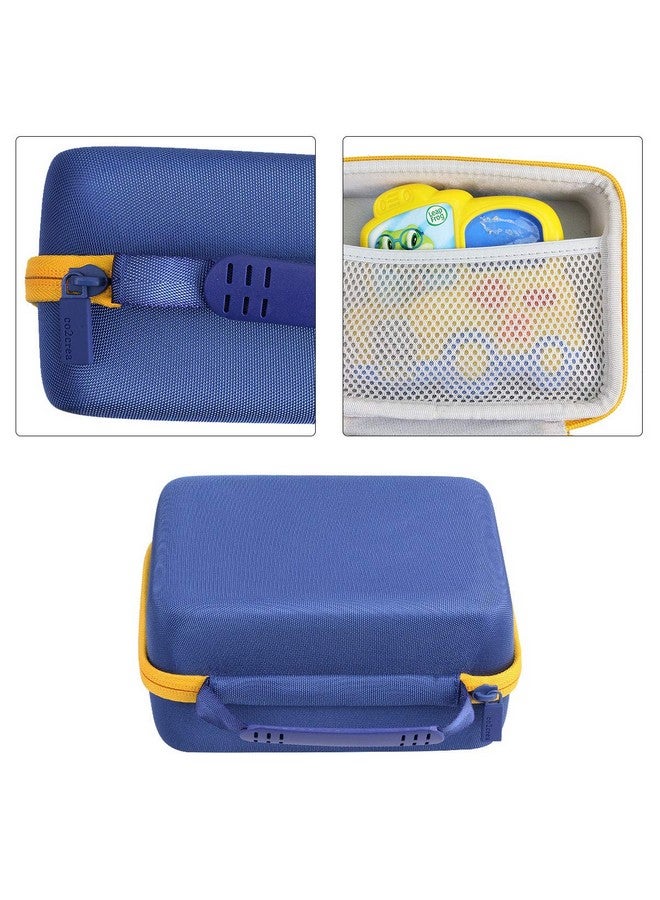 Co2Crea Hard Travel Case Replacement For Leapfrog Fridge Phonics Magnetic Letter Set (Blue Case + Yellow Zipper) - Image 4