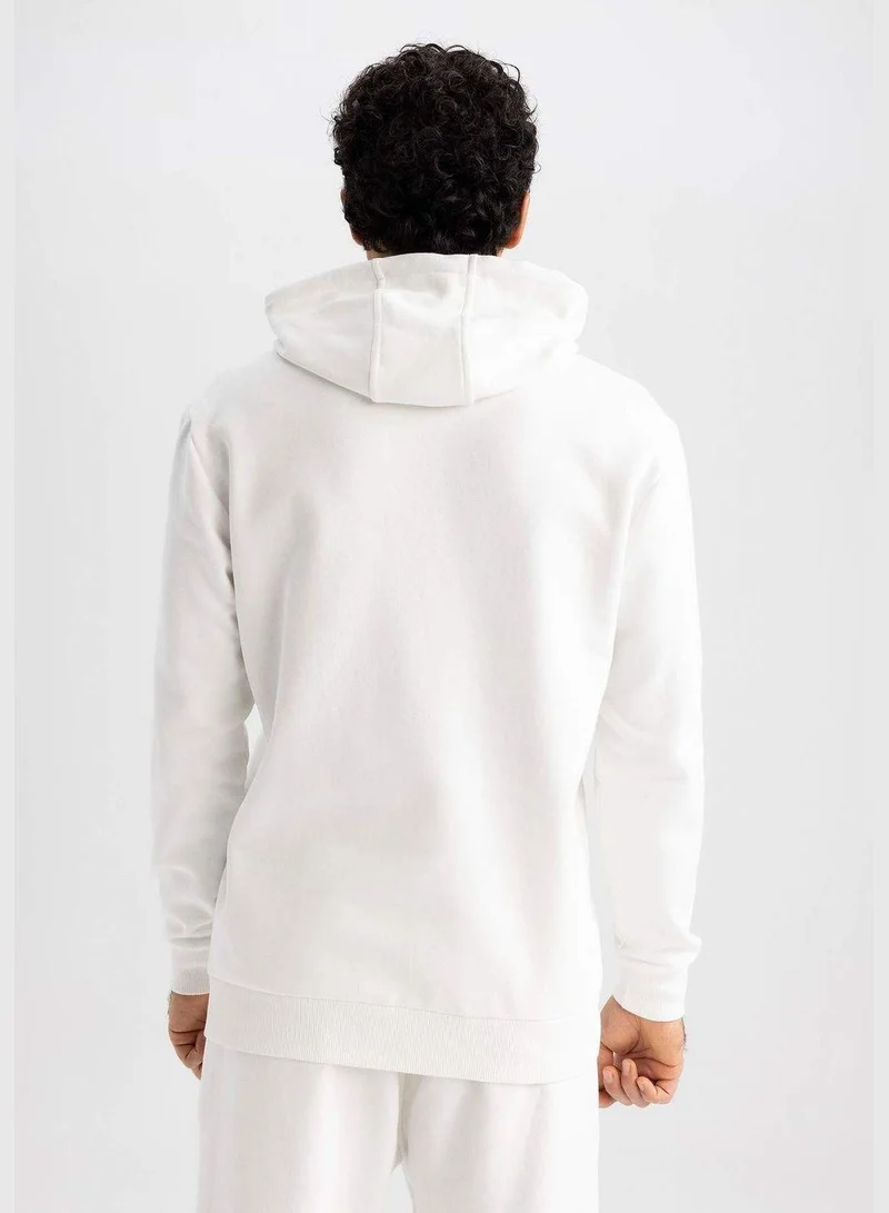 DeFacto Man NBA Miami Heat Licenced Hooded Long Sleeve Knitted Sweatshirt