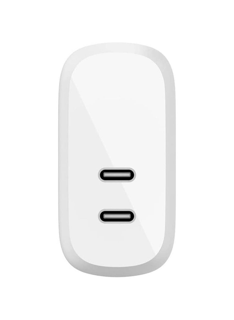 ELTRAZONE - 35W Dual Ports Fast Charging USB-C+C Power Adapter USB-C To Lightning Cable For Apple iPhone 14 13 Series - Image 1