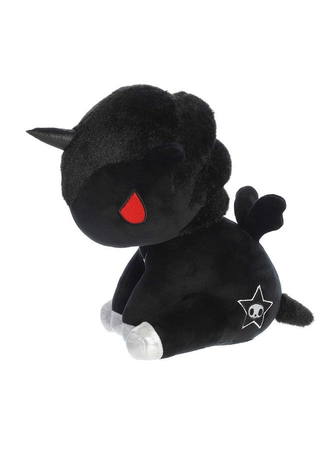 Aurora® Enchanting ©Tokidoki Fumo Stuffed Animal - Bright & Colorful Design - Showpiece Plush - Black 8.5 Inches - Image 1