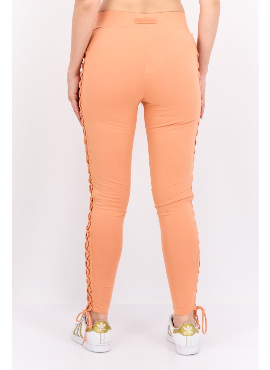 Russell Athletic Women Sportswear Fit Training Leggings, Orange  - Image 3