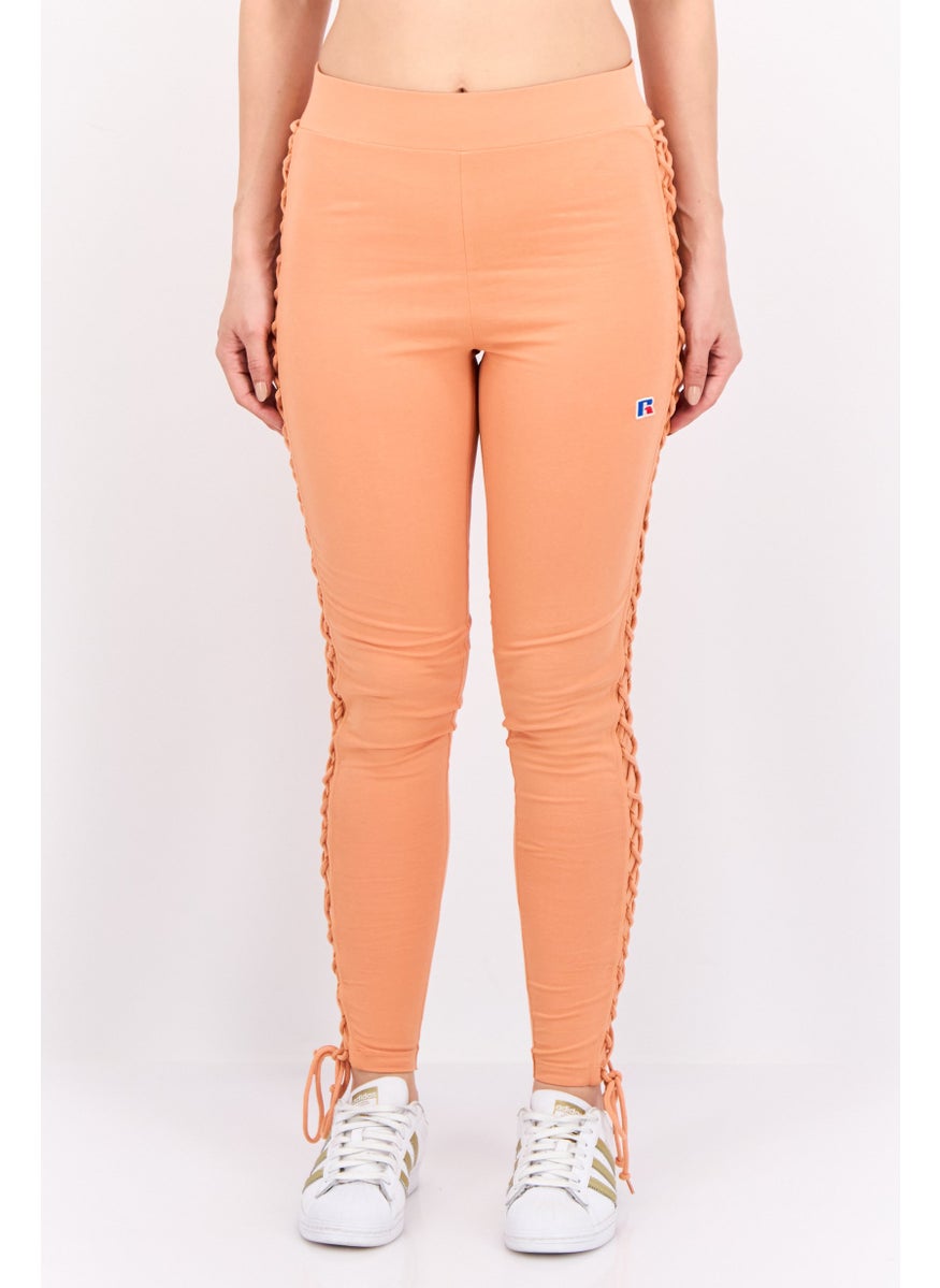 Russell Athletic Women Sportswear Fit Training Leggings, Orange  - Image 1
