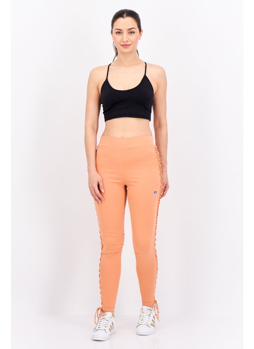 Russell Athletic Women Sportswear Fit Training Leggings, Orange  - Image 4