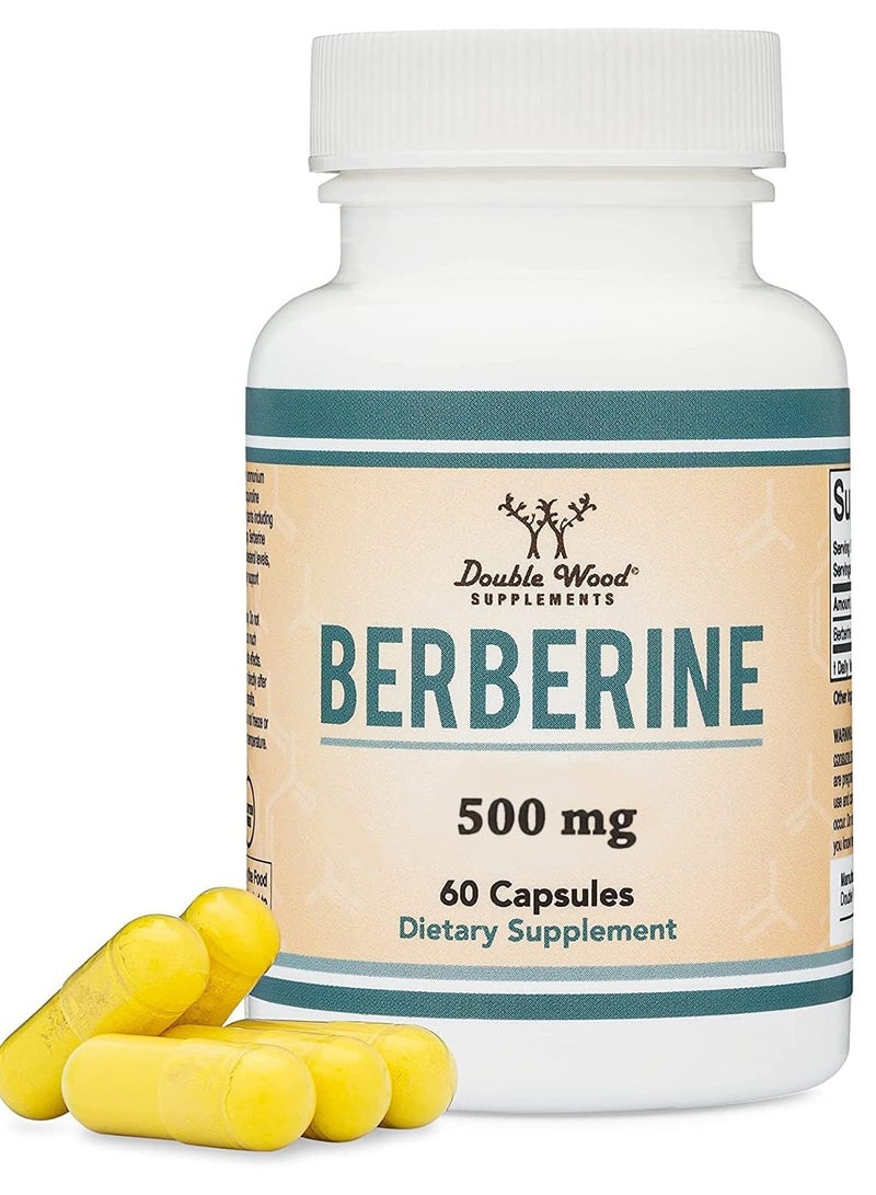 Double Wood Supplements بيربرين 500 ملغ - 60 كبسولة - Image 1
