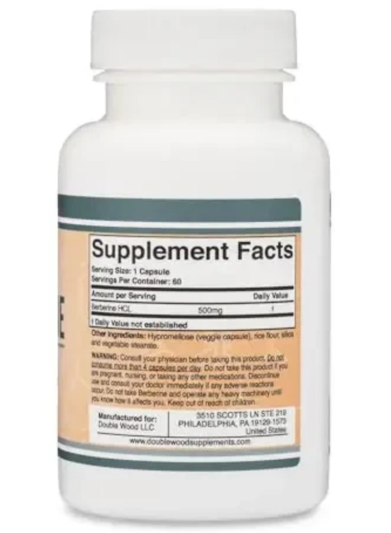 Double Wood Supplements بيربرين 500 ملغ - 60 كبسولة - Image 4