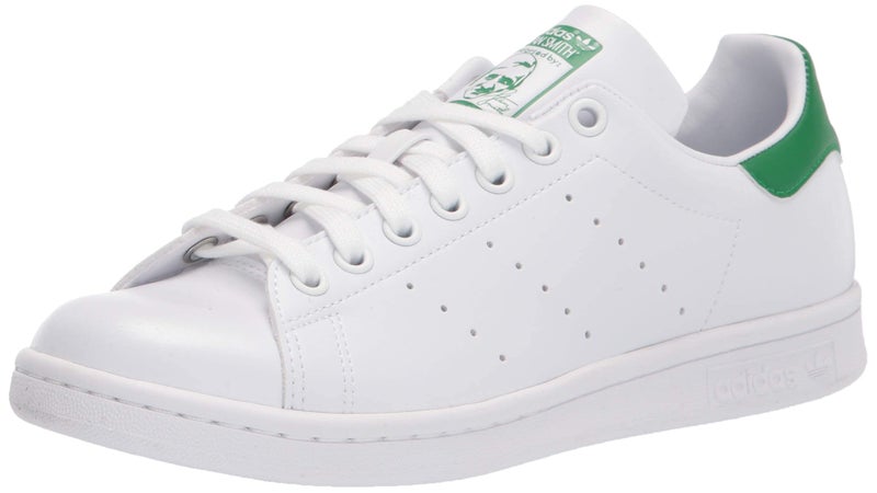adidas Originals Men's Stan Smith (End Plastic Waste) Sneaker, White/White/Green, 4 - Image 5