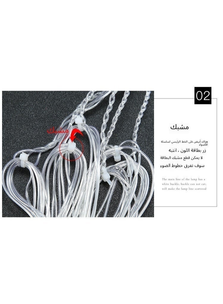 Warm White Curtain-Style Lights - Image 4