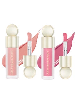 YG LianKai 2pc Liquid BlushSoft Cream Face BlushNatural Matte Finish Looking Dewy Cheek Tint Moisturizing Lightweight Blendable Feel0102 