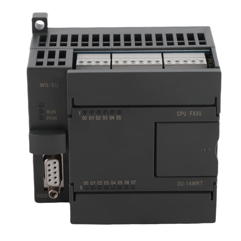 وحدة تحكم PLC بعدد 8 مداخل و6 مخارج، 3 مداخل تناظرية 0-10 فولت و4-20 مللي أمبير - مدخلا عد عالي السرعة 2CH بتردد 3 كيلوهرتز و60 كيلوهرتز، مع مخرجين تناظريين 0-10 فولت لأتمتة الصناعة - Image 3