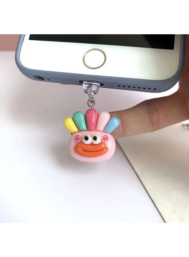 Funny Sausage Mouth Phone Dust Plug With Rope For Type C Charging Port Anti Loss Charm - Image 4
