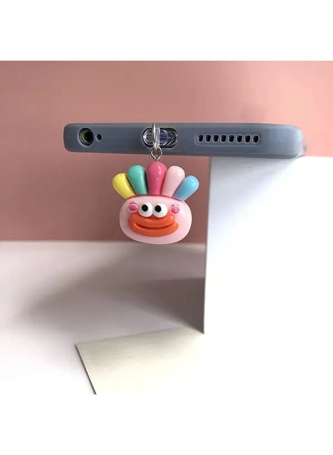 Funny Sausage Mouth Phone Dust Plug With Rope For Type C Charging Port Anti Loss Charm - Image 5