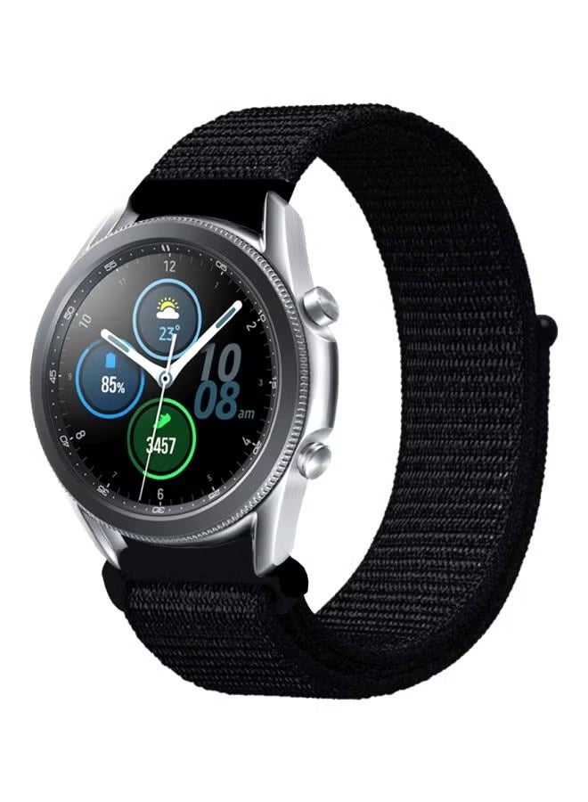 PROMASS Nylon Replacement Band For Samsung Galaxy Watch3 Dark Black - Image 1