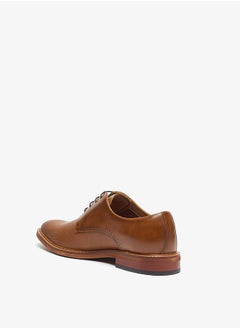 DUCHINI Men's Textured Derby Shoes with Lace-Up Closure  - Image 2
