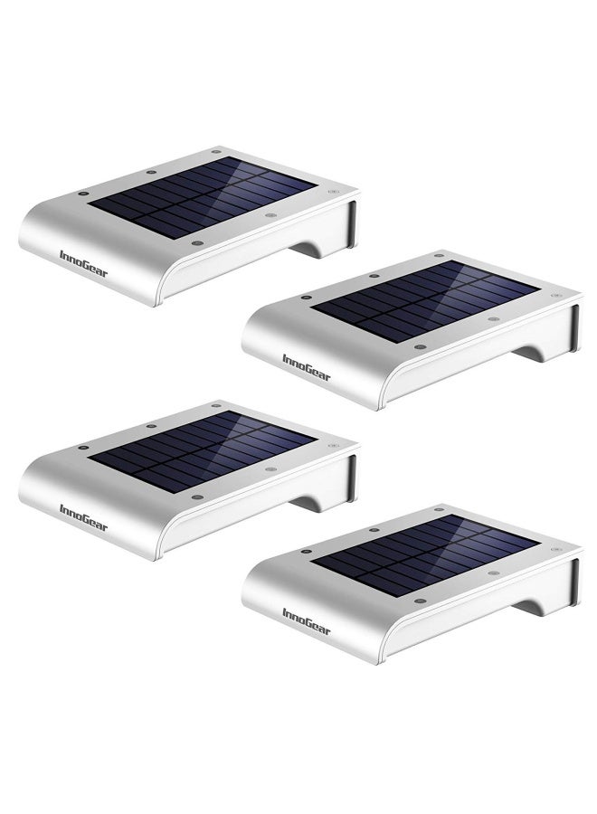 InnoGear Solar Lights Outdoor 24 LEDs Solar Motion Lights Outdoor Waterproof Solar Powered Wall Sconces Motion Sensor Outdoor Lights Solar Flood Light for Yard Porch Patio Pack of 4 - Image 2