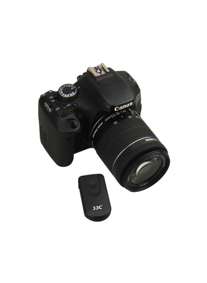JJC جهاز تحكم عن بعد متوافق مع كانون R7 R6 R5 R5C 90D 800D 80D 5D4 5D3 كاميرا DSLR وكاميرا بدون مرآة تحكم عن بعد لاسلكي - Image 2