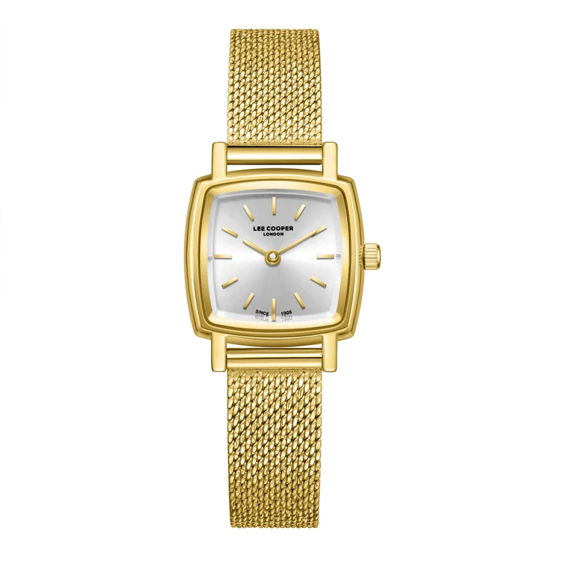 لي كوبر Women's Mesh Analog Watch LC08280.130 - 20,8X34 mm