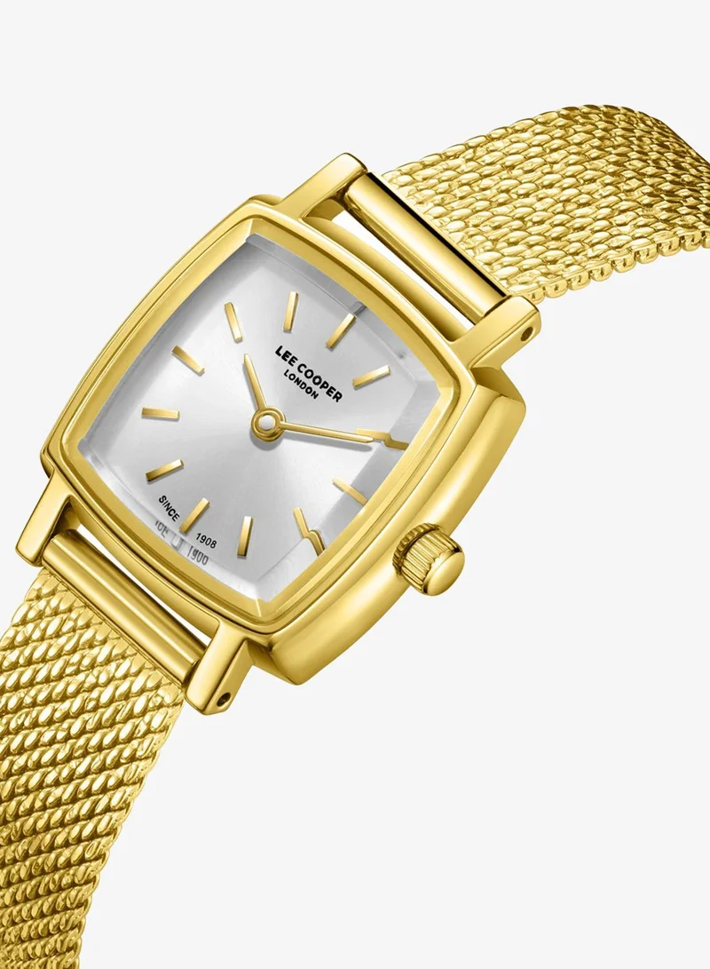 لي كوبر Women's Mesh Analog Watch LC08280.130 - 20,8X34 mm