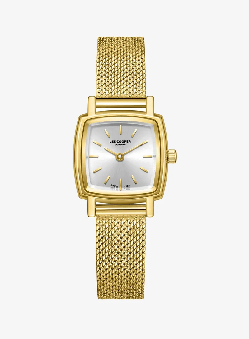 لي كوبر Women's Mesh Analog Watch LC08280.130 - 20,8X34 mm