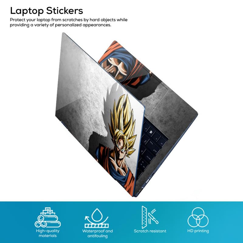 Galaxsia DSGN 377 Full Body Laptop Skin Bubble-Free| Laminated & Removable | HD Quality Sticker for Laptops Upto 15.6 Inches Compatible with Hp/Dell/Acer/Lenovo/Asus etc - Image 2