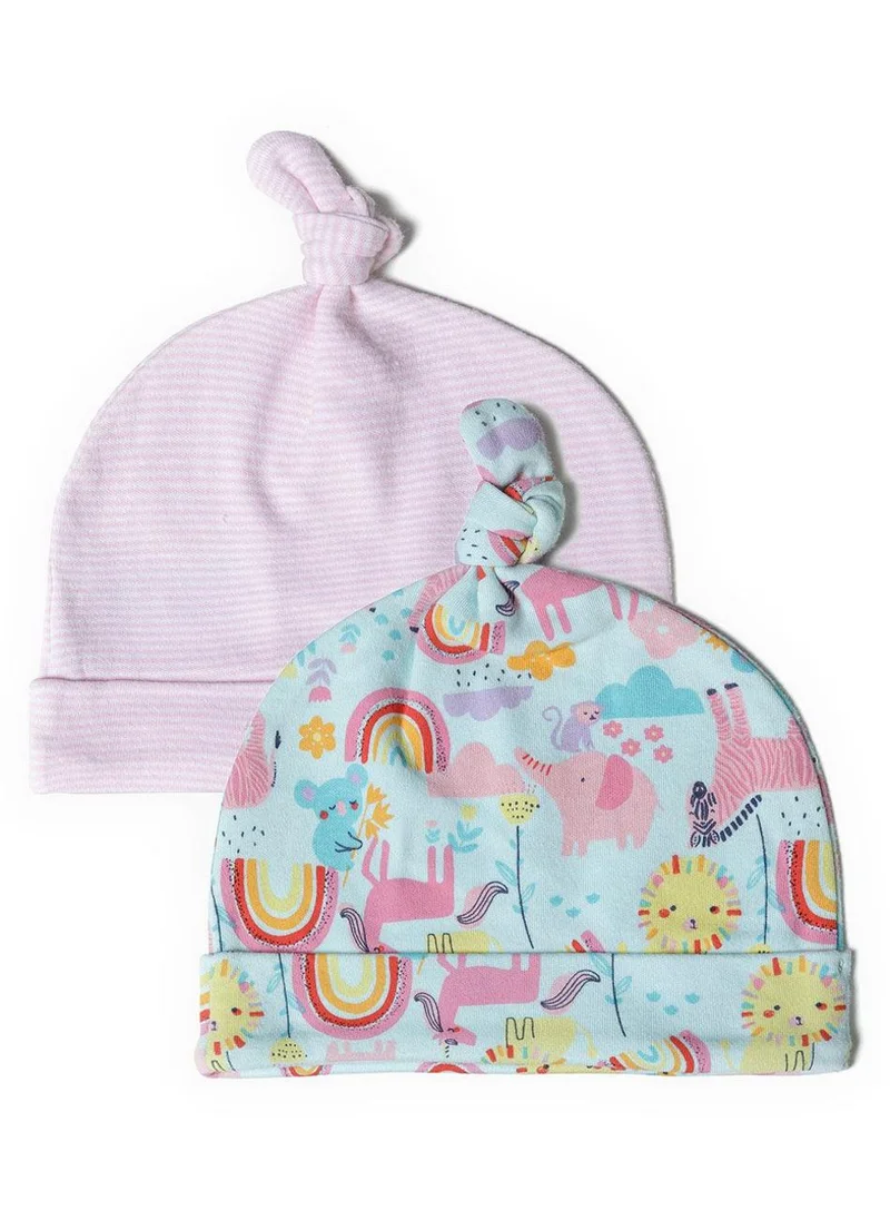مينوتي Baby Girls 2-Pack Hat