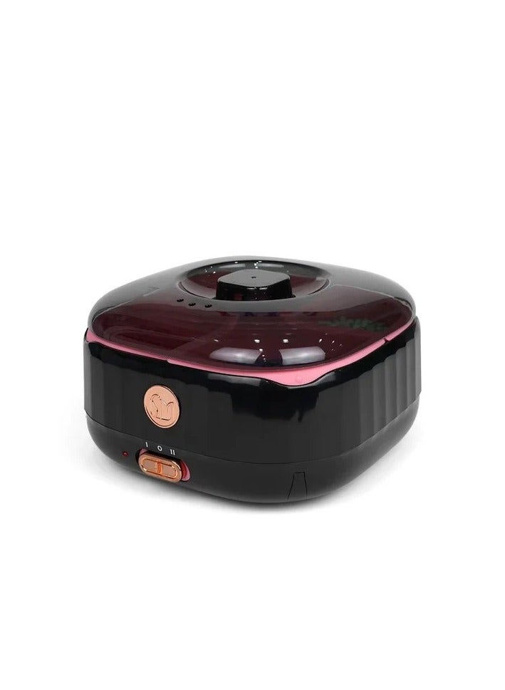 Viva Electric Black - Rose Gold Wax Warmer with 4 Silicone Pots – Professional Multi-Wax Heater | SM-5001A - Image 1