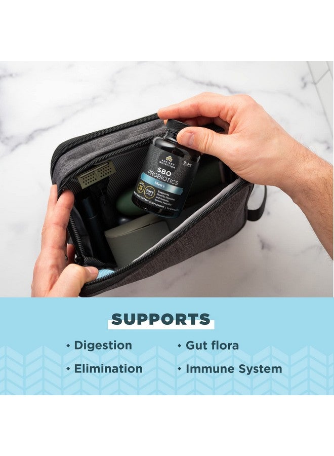 Ancient Nutrition بروبيوتيك للرجال سبو بروبيوتيك للرجال مرة واحدة يوميًا 30 حبة لدعم الهضم الصحي ووظيفة جهاز المناعة 25 مليار وحدة تشكيل مستعمرة* لكل حصة - Image 4
