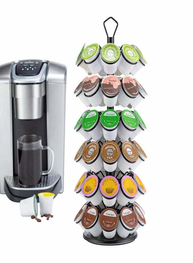 Rice rat حامل كبسولات قهوة رايس رات K-Cup، حامل كبسولات دوار، عرض كبسولات قهوة K-Cup (54 كبسولة - 6 طبقات) - Image 1