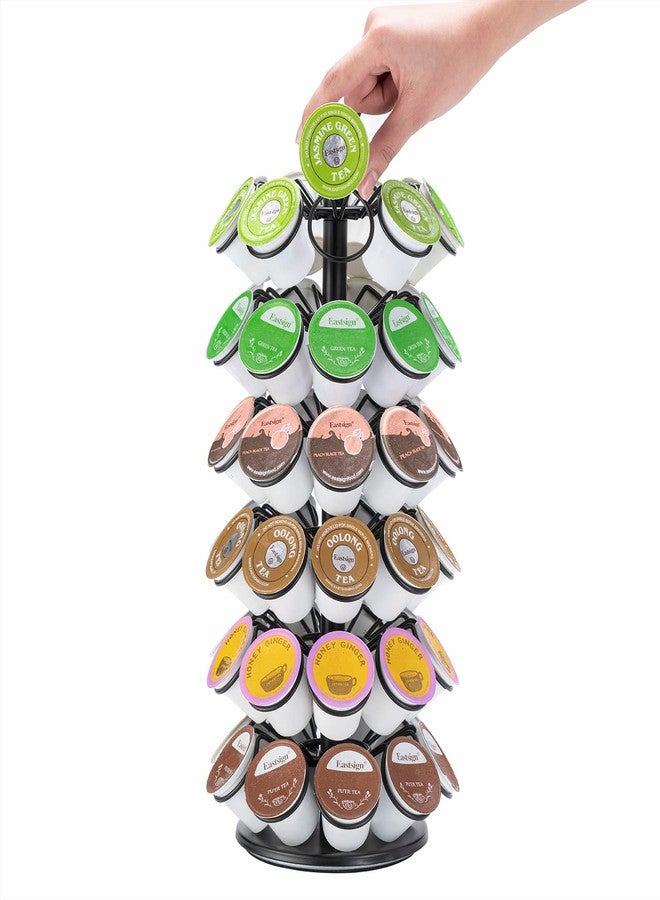 Rice rat حامل كبسولات قهوة رايس رات K-Cup، حامل كبسولات دوار، عرض كبسولات قهوة K-Cup (54 كبسولة - 6 طبقات) - Image 5