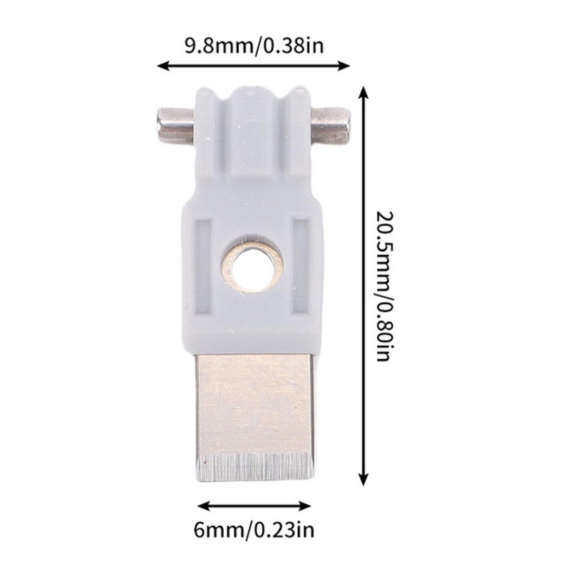 WALFRONT 3 Pieces Tool Head Cutter Scraper Alloy ABS Material Blockage Wear Unclean Cutting Solution 3D Printer Accessories Filament Cutter - Image 4